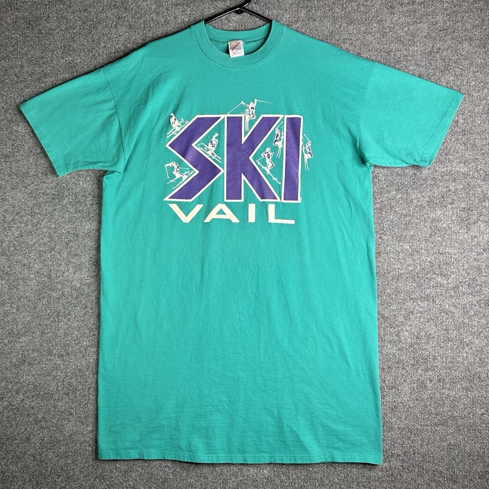 Vintage 90's Ski Vail‎ Oversize Shirt Adult Unisex One Size Cotton